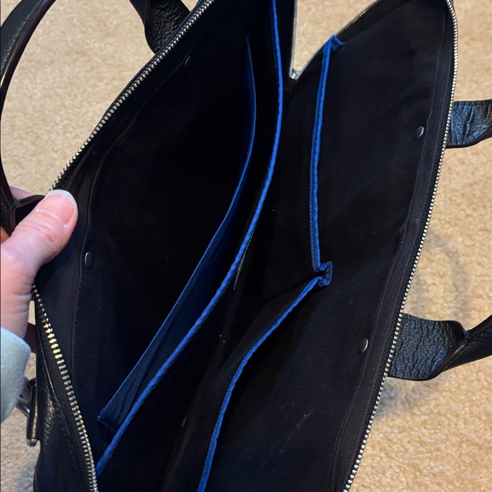 Jack spade ♠️ leather brief case - Picture 6 of 7